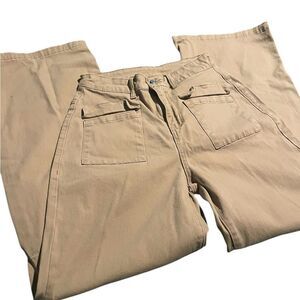 Dokotoo size 4 khaki flare legged pants excellent condition see pics